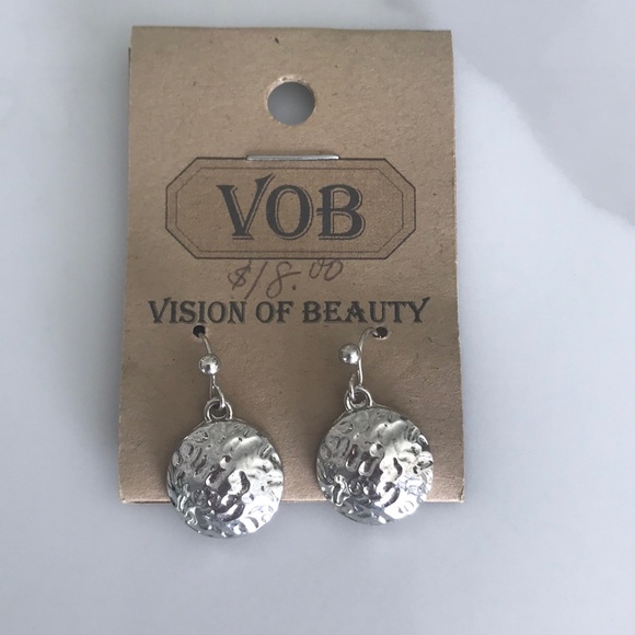 Vision Of Beauty Earrings- Silver tone - Picture 1 of 2